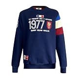Sweat-shirt France Rugby 1977, bleu, M