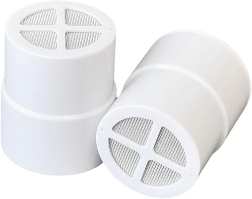 Paquete de 2 filtros de repuesto compatibles con cabezal de filtro de ducha JOLIE para agua dura, metales pesados, cloro y sustancias nocivas