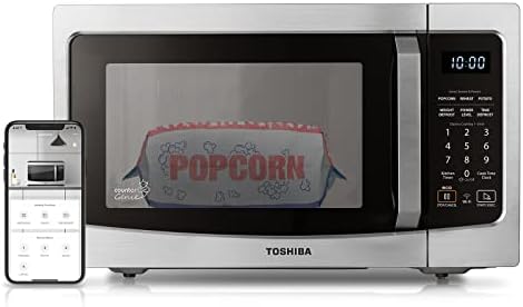 TOSHIBA Smart Microwave Oven with Sensor Reheat, 1.3 Cu.Ft, 1100W