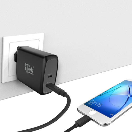 Chargeur mural 60W rapide USB Type-C Power Delivery et Quick Charge 3.0 - 6
