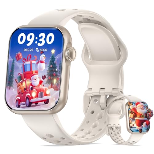 Nemheng Smartwatch, Bluetooth Talk, 1,83 Zoll, 100+ Sport Modi mit Herzfrequenz SpO2 Schlaf Monitor, Fitness Uhr für iOS und Android