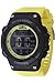 Invicta Racing Men 52mm Plastic Black dial Electronic Digital, Yellow, Modern