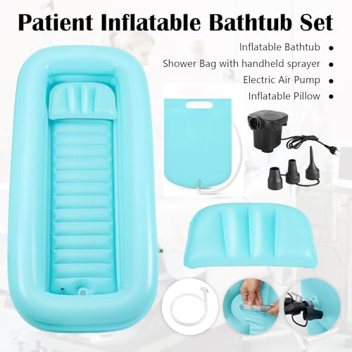 Kit de baignoire de douche gonflable médicale en PVC haute résistance - 7