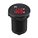 Car Voltage Gauge, DC 12V-24V LED Digital Voltmeter Ammeter Meter Gauge AMP Gauge Volt Meter Current Tester and Voltage Tester for Car Motorcycle Boat