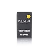 Proverb | Natural Refillable Deodorant Refill | Vegan & Aluminium | Wild Mint & Eucalyptus 70g | Active Sports Strength | Long Lasting Protection