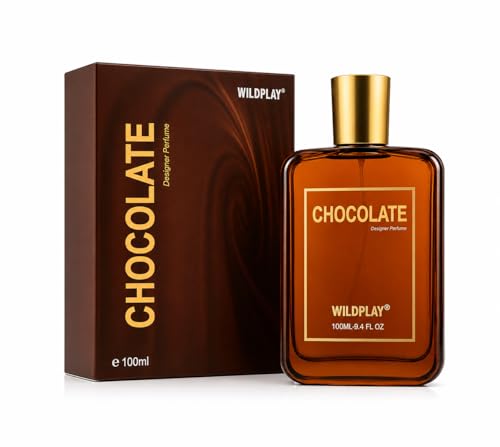 Image of Wildplay Chocolate Apparel Perfume for Men & Women - Sweet, Warm & Inviting Unisex Fragrance with Rich Cocoa Notes, Long-Lasting Scent, Perfect for Everyday & Gifting (100ml)