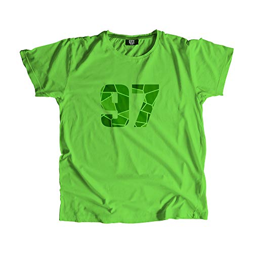 T-shirt 97 Number unisexe en coton pour homme et femme sport chic