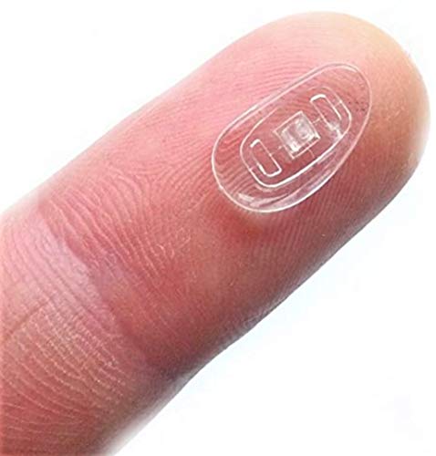 3 Paare 13 mm/D-Form Nasenpads Silikon Brillen/Brillenpads Schraub System-Cosmintra Cover