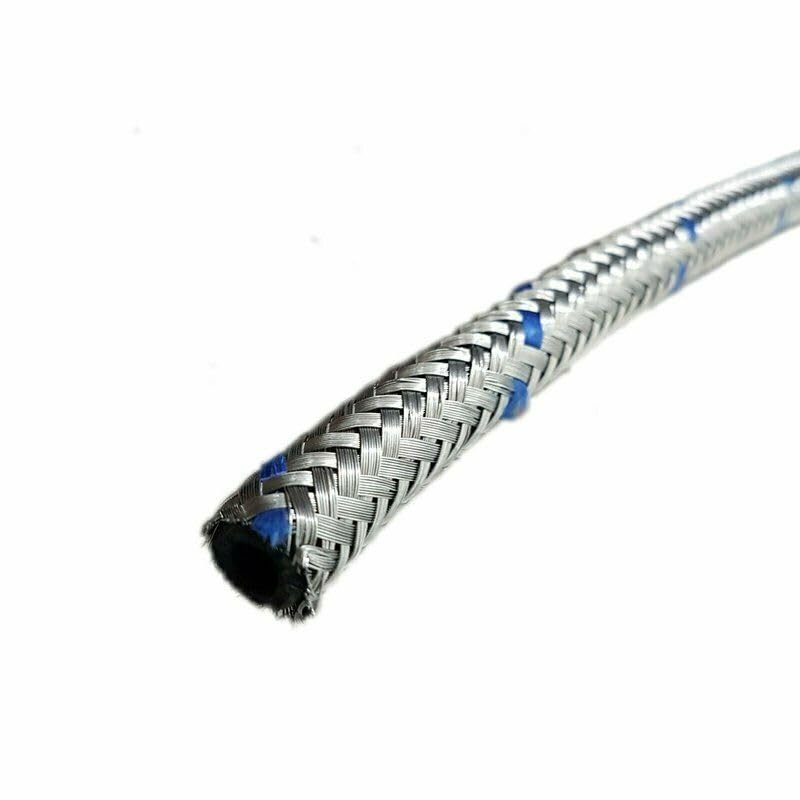 Kraftstoffschlauch Aus Stahlflex – 6x11 Mm, Für Benzin, Diesel, Öl, 1 Meter