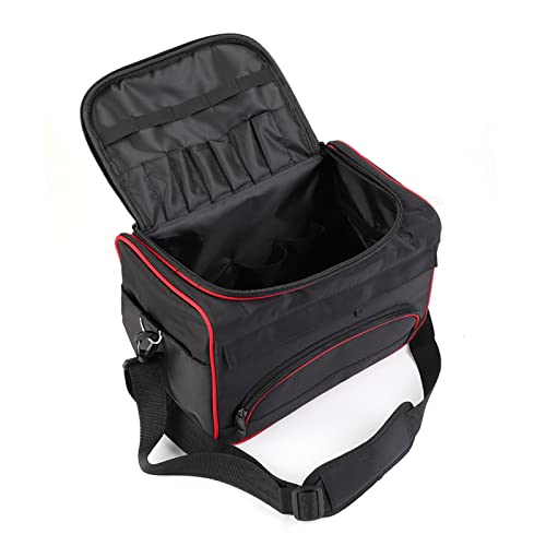Sac de coiffure grande capacité lyrlody avec étui de rangement noir