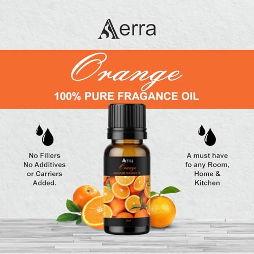 Image of Aerra Orange Fragrance Oil 15ml | Long-Lasting | Soaps & Diffuser |