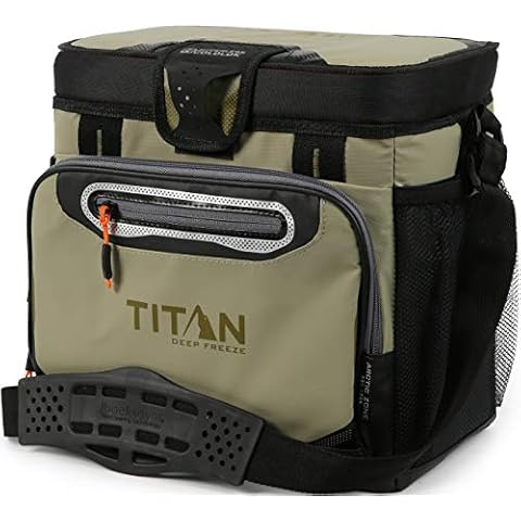 Arctic Zone Titan Deep Freeze 16 Can Zipperless Hardbody Cooler, Moss Cover