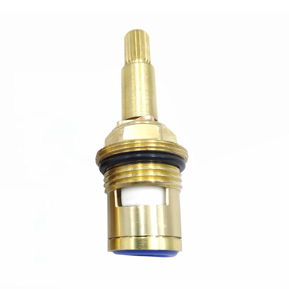 Replacement Faucet Valve,Mixer Tap Cartridges 20 Gears Tap Valves Replacement Brass Disc Faucet Valve Ceramic Tap Cartridge