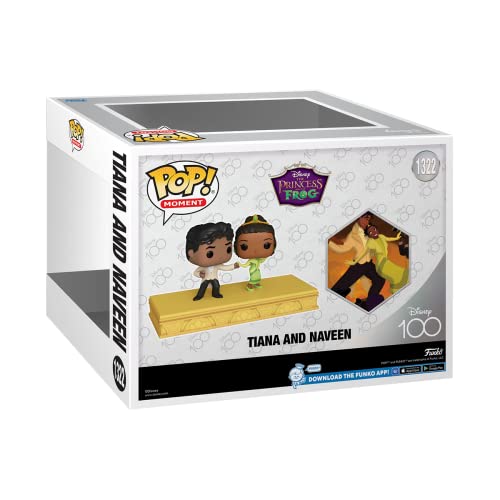 Funko Pop! Moment: Disney 100, Princess Tiana & Naveen, Collectable Vinyl Figure, Gift Idea, Official Merchandise - Image 3
