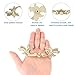 Brosay French Provincial Drawer Pulls European Style Vintage Cabinet Handles 5 Inch Shabby Chic Drawer Handles for Furniture Cupboard Dresser Closet Door 4Pcs(Rice)