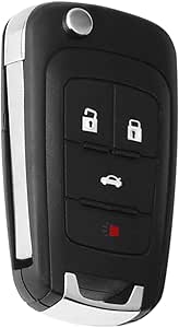 Chevy Oem Key Fob New Flip Key Fob With Remote Start For Buick Lacrosse, Encore, Regal, Verano, Allure Buick Key Fob - Foto 4