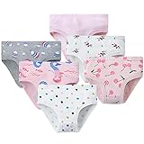 CM-Kid Baby Mädchen, Slip, mutandine, biancheria intima Unterwäsche-Set für Babys und Kleinkinder, Stampa colorata, 6T