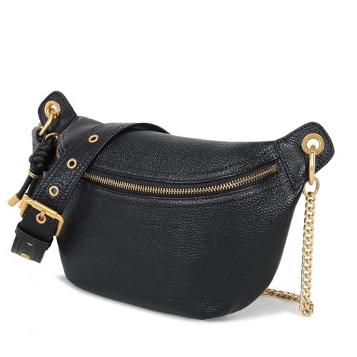 Top Grain Leather Crossbody Belt Bag
