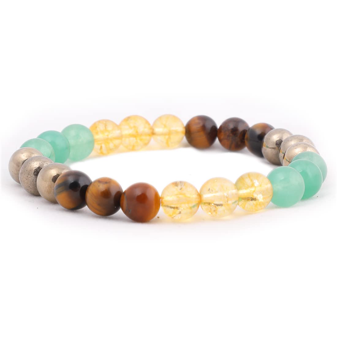 ESSENCIO SHOP Original Money attraction Bracelet 8MM Crystal Stone Bracelet Round Shape for Reiki Healing and Crystal Healing Stones (Color :multi) (B09MFJ4FZH) Amazon Price History, Amazon Price Tracker