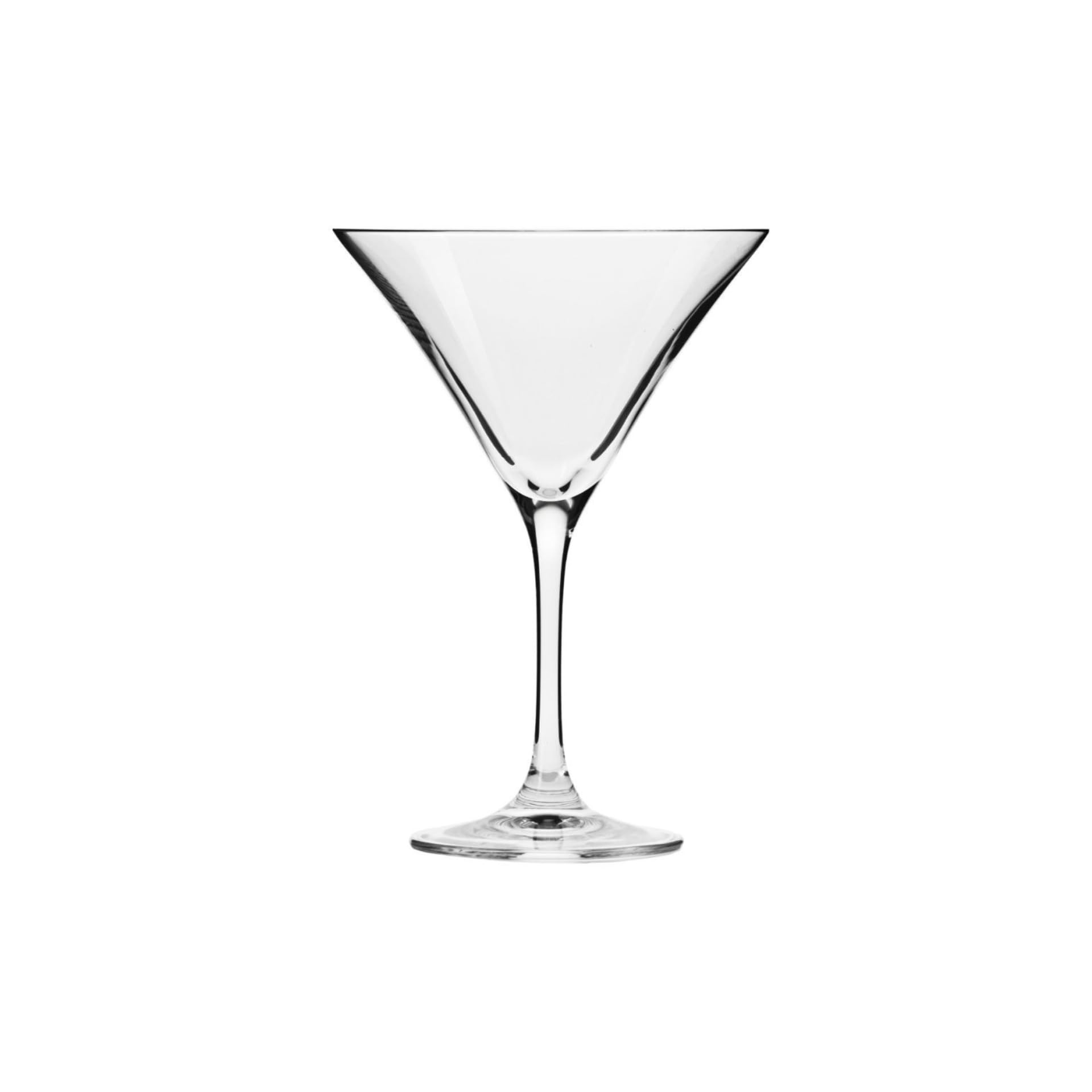 Krosno Martini- und Cocktailgläser Avant-Garde Kollektion, 6er Set, 240 ml | Bleifreies Kristallglas für Martini, Cosmopolitan und Premium-Cocktails, elegante Form, spülmaschinenfest