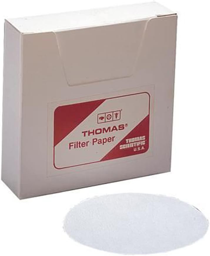 6150-0900 Qualitative Grade Filter Paper, 24mm Micron, 9cm Diameter x 0.23mm Thick (Pack of 100)