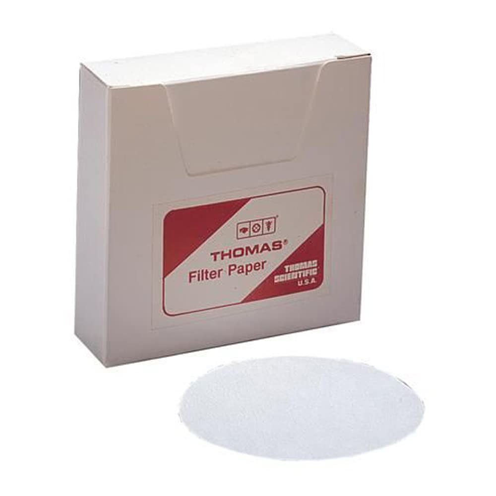 6150-0900 Qualitative Grade Filter Paper, 24mm Micron, 9cm Diameter x 0.23mm Thick (Pack of 100)