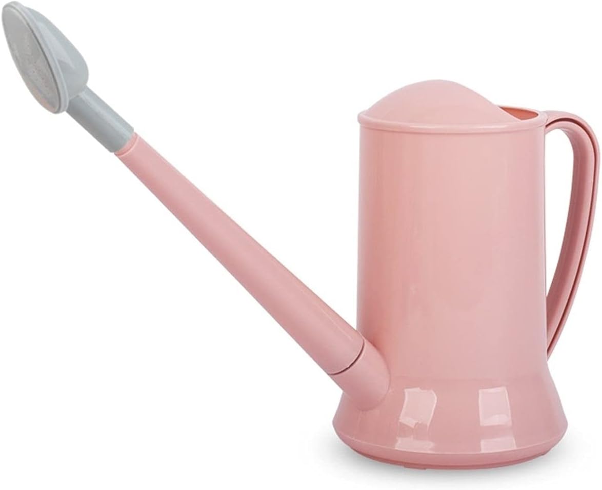 Watering Can Plastic Watering Can， Indoor Outdoor Water Can Kettle ，for Plants Garden Flower ，Candy Color Watering Can 2L Decorative Watering Can(B)
