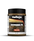 Vallejo - Diorama FX Thick Mud | European Mud 200 ml (6.76 fl.oz.) | Premium Acrylic Color For Modelers & Miniature Enthusiasts