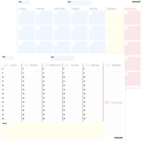PACKLIST 2023 Wall Planner Calendar A1 - Stylish 12 Month Large Calendar 2023 Wall for Home, Study, Work & Family Plans. Colorful Landscape Yearly Wall Calendar with UK & Rep. of Ireland Bank Holidays