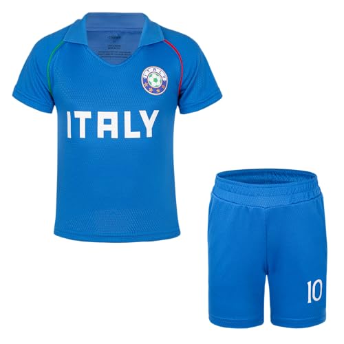 Image of Cnins Kids Soccer Jersey Kit for Boys & Girls- Breathable & Quick-Dry - Youth Soccer Football Training Gifts (2T-14Y)
