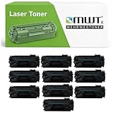 Contenu de la livraison et portée : lot de 10 toners (10 x noir/noir avec environ 7 000 pages), données de capacité à 5 % de couverture