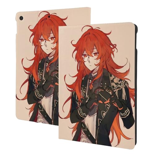 Compatible with ���_ Genshin Impact iPad mini6 �P�[�X Mini6 �P�[�X ��6���� �蒠�^ (2021�N) 2021���f�� �X�^���h �I�[�g�X���[�v/�E�F�C�N�Ή� ���C�����X�[�d�Ή� ����Pu���U�[ �X�^���h�@�\