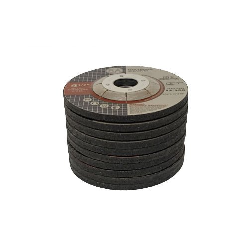Benchmark Abrasives 4-1/2" Aluminum Oxide Pro Depressed Center Grinding Wheel, 1/4" Thick, 7/8" Arbor for Cutting Grinding Stock Removal on Metal, Steel, Cast Iron - 10 Pack - Thumbnail 3