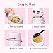 Fullicon Pill Crusher Fine Powder, Stainless Steel Grinder Head, 2-in-1 Medicine Crush with Storage, Small Pill Grinder for Pets, Elderly & Kids (Pink White)