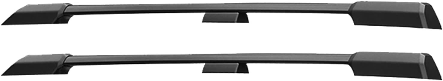 Black Aluminum Side Bars Rails Roof Rack Luggage Carrier Car Accessories Kit for Toyota Land Cruiser Prado J250 LC250 2024