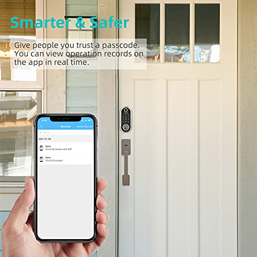 Hornbill Smart Lock, Hornbill Fingerprint Deadbolt Lock With Touchscreen Keypad thumb #3