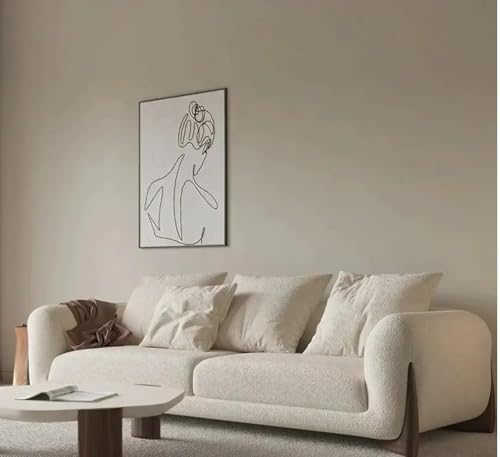Image of Modern Classic 3 Seater Sofa Couch Fabric & Valvet Tufted Chesterfield Sofa Living Room and Office (3 Seater Cream Boucle) | Premium Material, Easy Maintenance, Spacious Seating