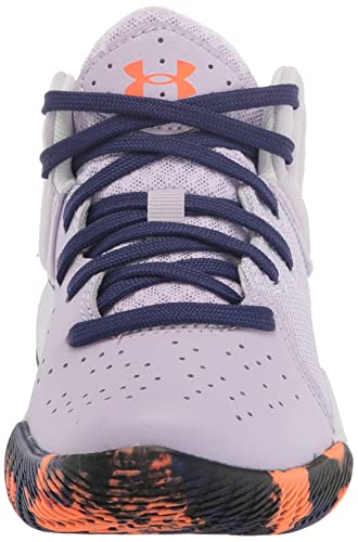 Under Armour Kids Pre-School Jet '21 Basketball Shoe, (503) Nebula Purple/Sonar Blue/Orange Blast, 10.5 Us Unisex Toddler #TOP1