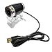 Produktbild Sylvialuca Manuelle einstellbare Brennweite USB HD Webcam Leistungsstarke Web Cam Kamera mit MIC für Computer PC Laptop Desktop 640 * 480