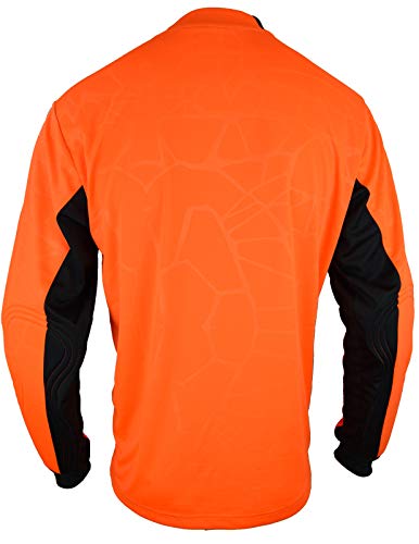Vizari Camisa masculina de goleiro de futebol Venezia GK com cotovelos acolchoados