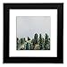 Gallery Solutions Wood Float Frame, Black, 12 by 12-Inch