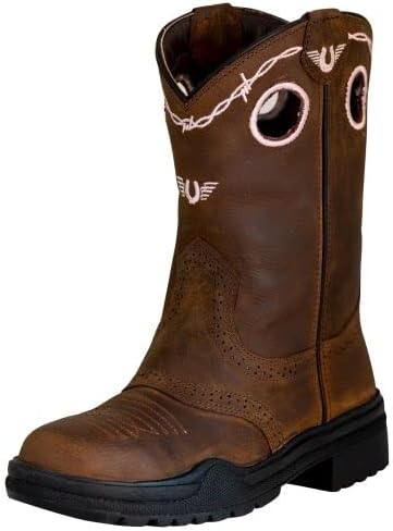 TuffRider Children's Black Floral Western Boot