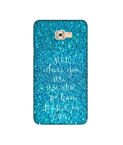 Image of Amazon Brand - Solimo Designer Start were You are 3D Printed Hard Back Case Mobile Cover for Samsung Galaxy C7 Pro