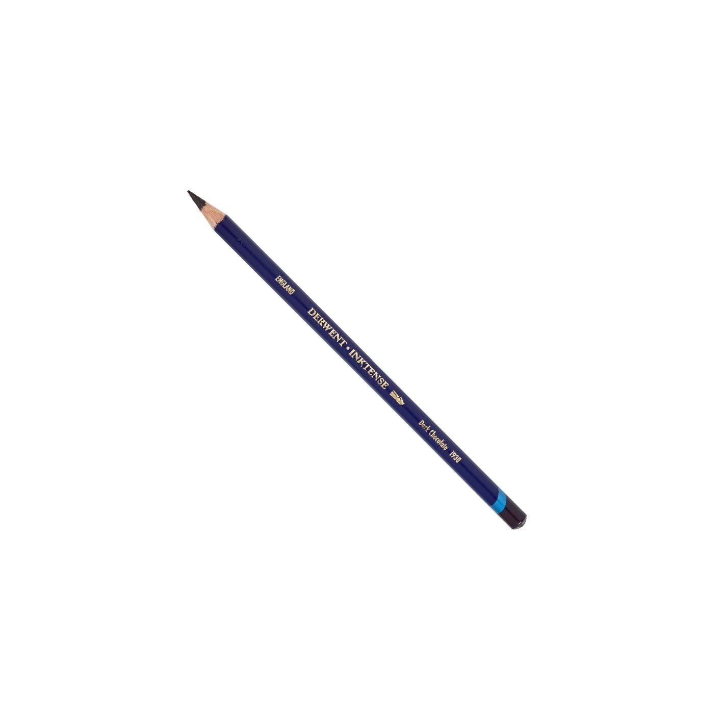 Derwent Inktense Permanent Watercolour Single Pencil, Dark Chocolate (1930), 4mm Premium Core Strength, Water-Soluble, Ideal for Drawing, Colouring & Painting on Paper & Fabric, Professional Quality (2301894) — image 1