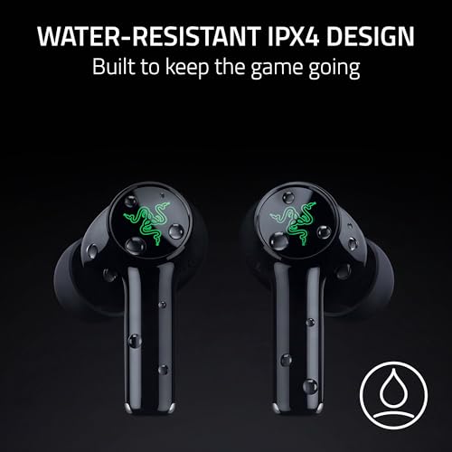 Image of Razer Hammerhead V3 HyperSpeed Wireless Multi-Platform ANC Gaming Earbuds - 2.4GHz & Bluetooth 6.0, Up to 40 Hr Battery, THX Spatial Audio, for Smartphones, PC, Laptop, Tablet, PS5, Steam Deck - Black