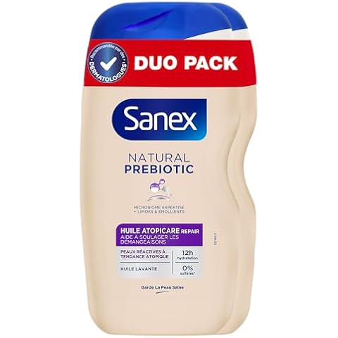 Sanex Gel Douche Natural Prebiotic Atopicare Cover