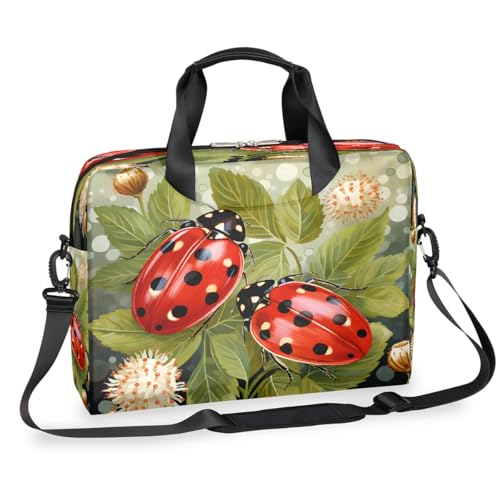Bolso para portátil 15.6-16 Pulgadas Rojo con diseño floral miniatura 1
