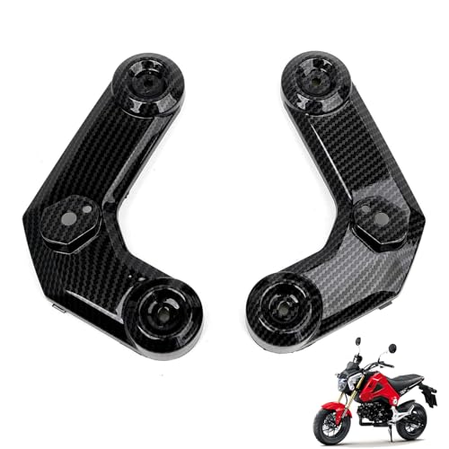 Mokuo Motorcycle Carbon Fiber Head Light Side Panel Turn Signal HolderFit for Honda Grom Msx 125 SF 2013-2016