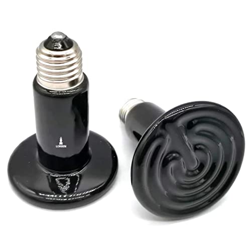 Lâmpada Cerâmica Aquecedor Infravermelho Terrários Répteis Anfíbios Aves (110V 50W)