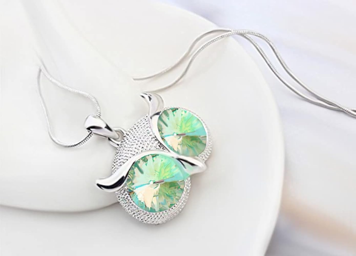 LUXE CHOUETTE BOUCLES D'Oreilles Créole Zircon Cristaux 750er Or 18K Plaqué Or EUR 17,04